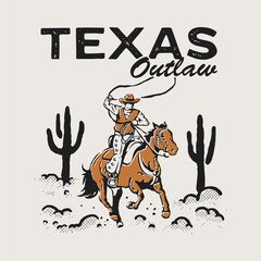 Texas Outlaw Cowboy Rider
