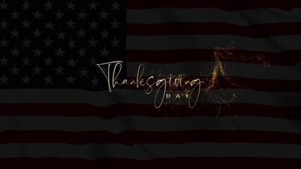 Family Carving Turkey Happy Thanksgiving Day Celebration - Powered by Adobe