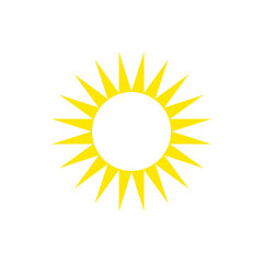 Sun icon. Yellow sun icon png. Sun symbol png.