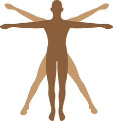 Human being life circle in Illustration