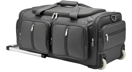Isolated duffel bag