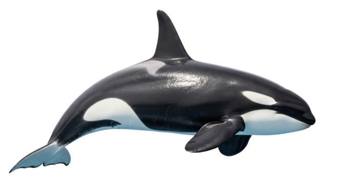 Isolated Orca Whale - Powered by Adobe