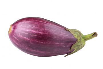 Eggplant isolated on a white background, png, transparent