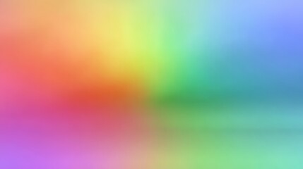 Obraz premium Colorful background with a rainbow and a blue sky. The colors are bright and vibrant, creating a cheerful