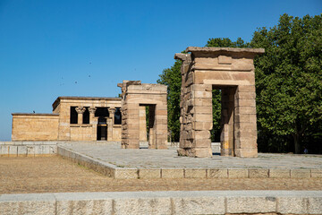 Obraz premium TEMPLE OF DEBOD, CULT OF ISIS IN THE CENTER OF MADRID