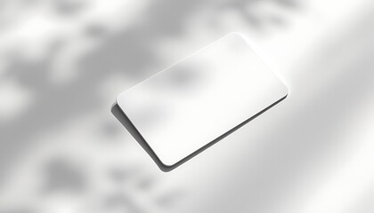 Clean Card Under Nature's Embrace: An elegant and understated image of a clean card, cradled gently in the soft shadows cast by natural foliage, blending simplicity with organic charm.