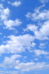 Fototapeta premium Blue Sky with White Clouds