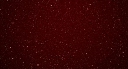 Rich burgundy red bokeh background with soft glowing particles and warm ambient lighting for elegant holiday presentations