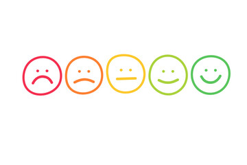 Rating meter, feedback rating meter, customer online satisfaction meter, satisfaction level bar for customer feedback online, e-commerce, excellent, average and bad rating