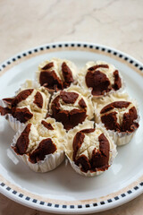 Bolu kukus or steamed cup cake.