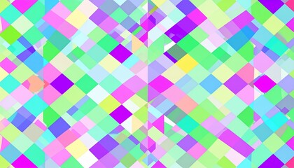 鮮やかなパステル幾何学ダイヤモンドパターン