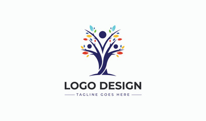 People Logo Design with Vector File