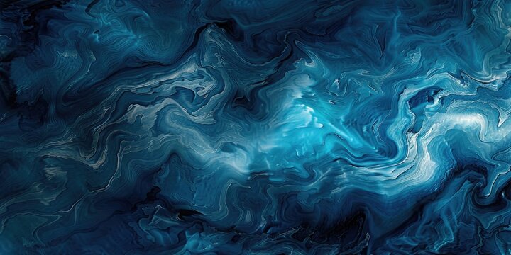 Abstract swirling blue ocean texture, background design, website use