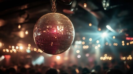 Obraz premium Dazzling dance party scene