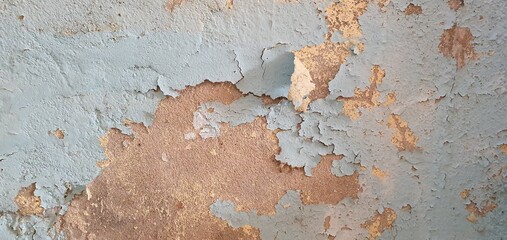 peeling paint on a wall