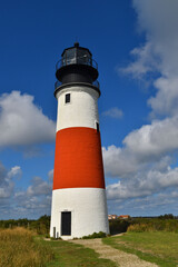 Sankaty Lighthouse on Nantucket in the Fall