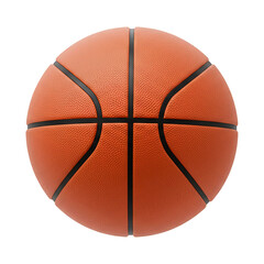 Basketball ball icon, sports game equipment PNG