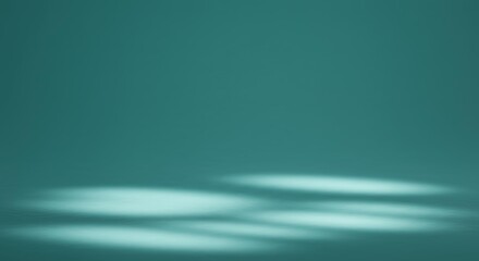 Abstract teal ocean waves with motion blur creating serene minimalist seascape background for wellness and meditation designs