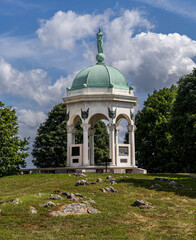 Photo of the Maryland Monument at the Antietam National Battlefield Sharpsburg Maryland USA