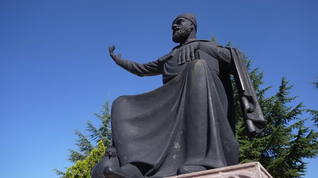 Monument of Haci Bektas Veli in Hacibektas, Turkey