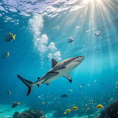 Obraz premium fish in the ocean