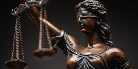 Fototapeta premium Justice Law Statue Symbolizing Balance Fairness Legal Rights Equality Democracy Ethics Representation Judgment Sculpture Authority Principle Honor Wisdom Justice-System Social-Justice Legal-System