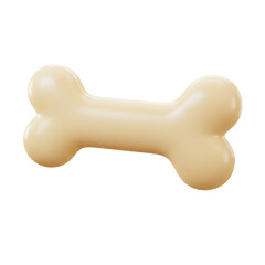 dog bone isolated on white background 