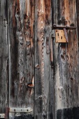 old wooden door