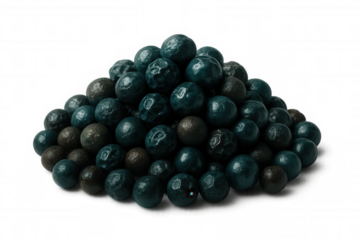 Lead bullets forming a pyramid shape on a transparent background, creating a striking image of ammunition