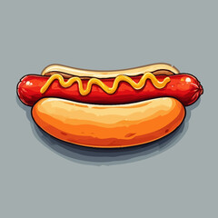 Very Delicious Hotdog design very cool