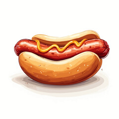 Very Delicious Hotdog design very cool