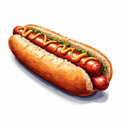 Very Delicious Hotdog design very cool