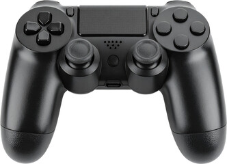Cut-Out Black Gaming Controller