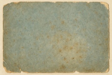 Distressed vintage blue paper texture with weathered edges and aged patina effects