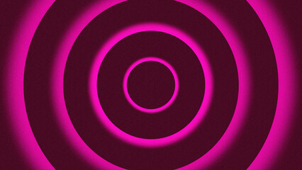Abstract background with glowing magenta neon circles on a dark background.  
