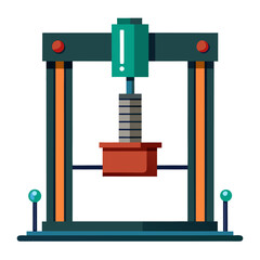 vector illustration of a playground equipment