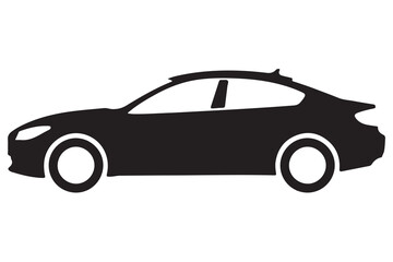 Bicycle silhouette icon isolated on white background
