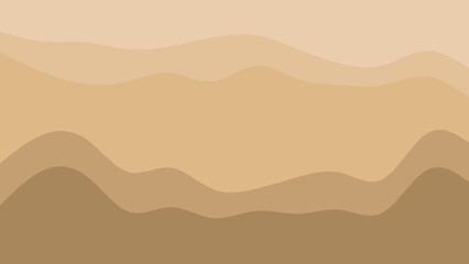 Abstract layered sand dunes in shades of brown, creating a minimalist and calming backdrop suitable for various design and decorative applications.