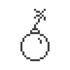 Fototapeta premium bomb toy retro pixel art