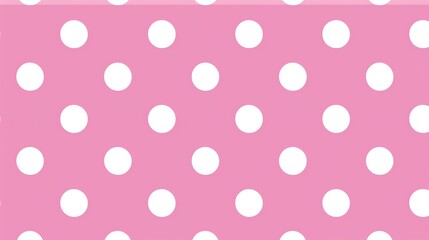 Playful Pink Polka Dot Backgrounds: Vibrant and Soft Pink Dots in Various Sizes, Spaced Evenly or Artistically Scattered, Perfect for Party Invitations, Baby Shower Decor, Fashion Graphics, and Cute D