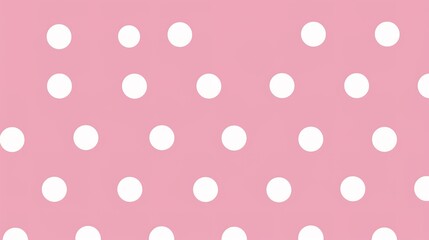 Playful Pink Polka Dot Backgrounds: Vibrant and Soft Pink Dots in Various Sizes, Spaced Evenly or Artistically Scattered, Perfect for Party Invitations, Baby Shower Decor, Fashion Graphics, and Cute D