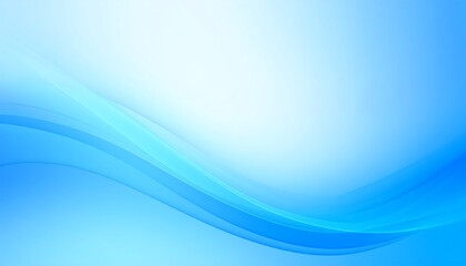 Abstract background with smooth, translucent blue waves against a lighter blue gradient.