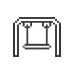 swing playground park pixel art