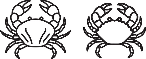 Modern K symbol set, blue, line art, bold, design element