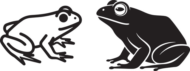 Black and white letter F design in square, graphic vector illustration