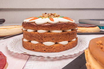 Warm Spiced Carrot Cake: Cinnamon, ginger, nutmeg, and cloves in perfect balance