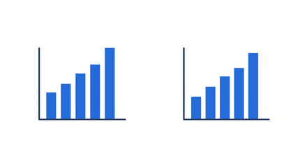 Dynamic growth charts showcase upward trends, perfect for business presentations and financial reports, data insights
