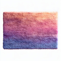 Ombre Bath Mat, isolated on transparent background