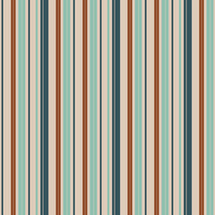 Obraz premium Autumn Stripe Teal Rust Seamless Repeat