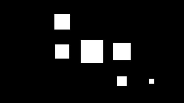 A simple puzzle featuring squares of various shades of gray and black with empty white spaces